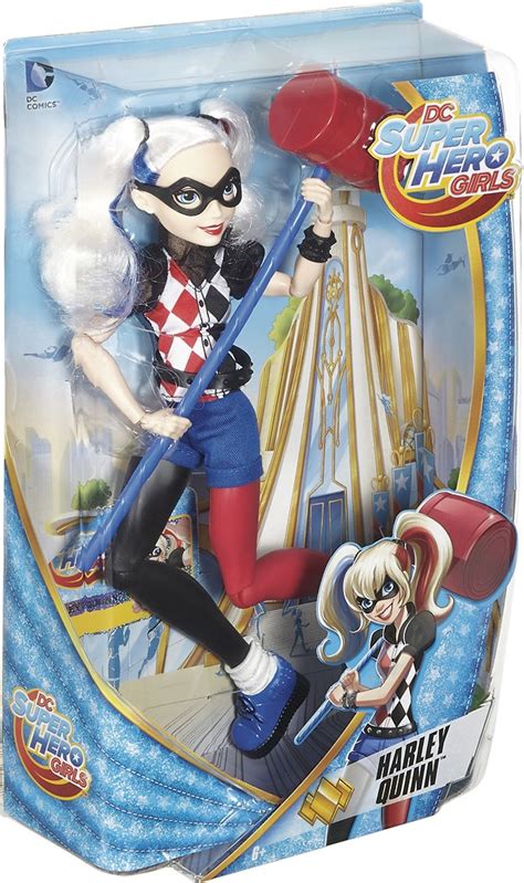 Best Buy Mattel Dc Super Hero Girls Harley Quinn Doll Black Red Blue