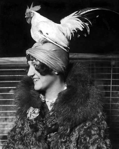 Vintage Portraits Of Women Wearing Bird Hats From The Early 20th