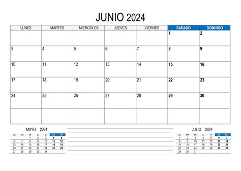 Calendario Junio 2024 Calendariossu