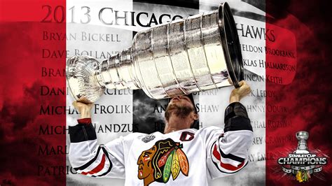 Chicago Blackhawks 2013 Stanley Cup Champs Jonathan Toews Chicago