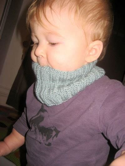 tuto snood bebe tricot