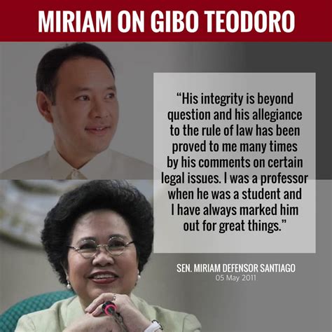 Former defense secretary gilberto gibo teodoro jr. Senator Miriam: The Immortal Memes - Posts | Facebook
