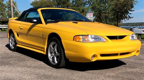 1998 Ford Mustang Svt Cobra Convertible Classiccom