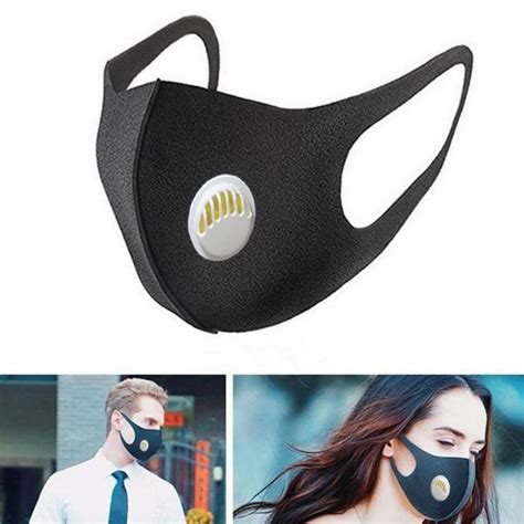 Black Valve Mask Mouth Face Masks Anti Pm Dust Maske Review Luxclout Com Mask Face Mask