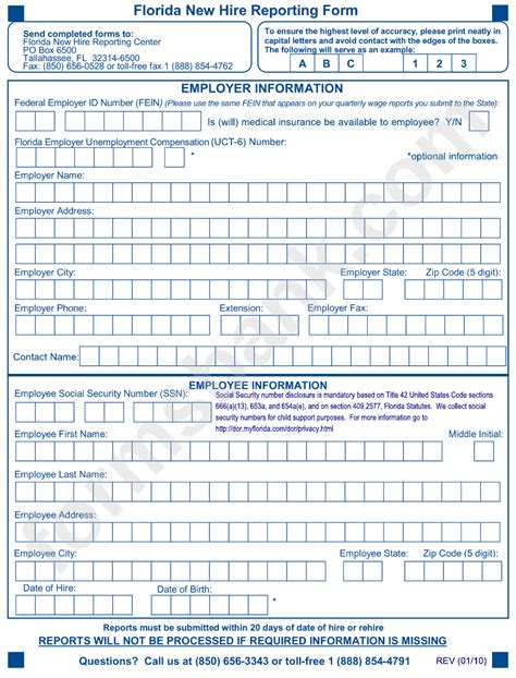 Pa New Hire Reporting Form 2023