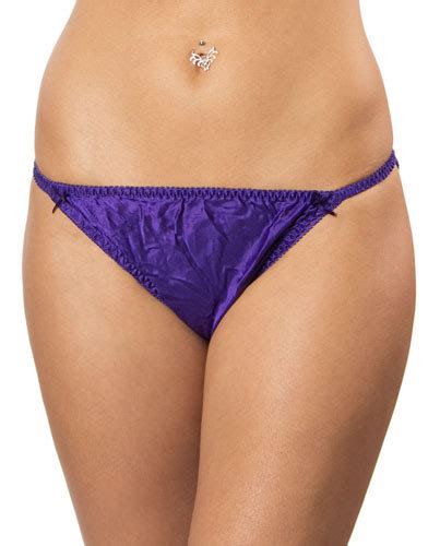 Silk Purple Panties Bikini Style
