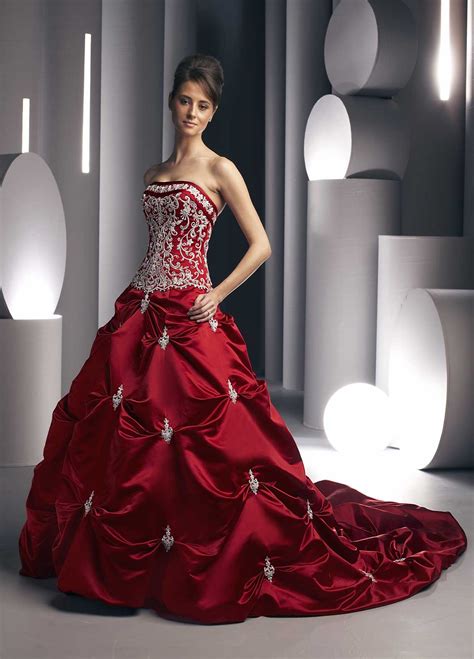 Wedding By Designs Red Wedding Dress