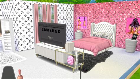 Youtubercc Finds Blvcksims 4 Blvcksims 4 Pretty Girl Bedroom