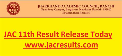 Jac 11th Result 2023 Link Jharkhand Board Xi Marksheet