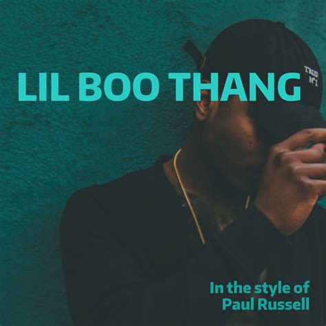 Paul Russell Lil Boo Thang Karaoke Singa