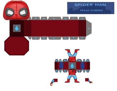Minecraft Papercraft Spider Spider Man Cubeecraft Cubeecraft Pinterest