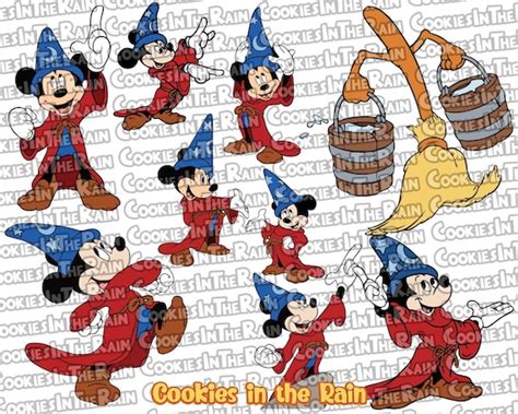 Mickey Mouse Wizard Svg Fantasia Svg Wizard Svg Fantasia Clipart Yen
