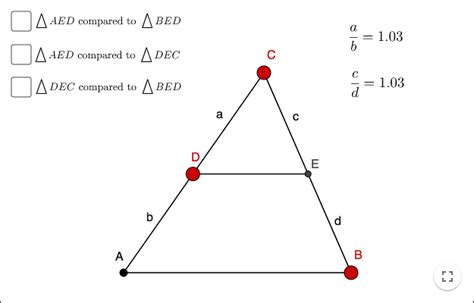 Geometry Similar Triangles