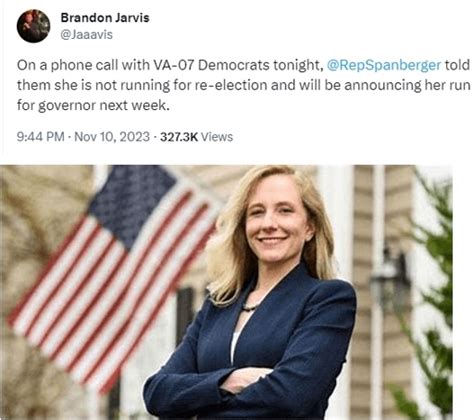 As Expected Rep Abigail Spanberger D VA07 Announces Shes Not
