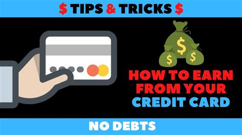 Everyone's personal financial circumstances are different, and therefore there is no one single credit card for someone who is unemployed, on a low income, or who has a bad credit history. How To Earn From Your Credit Card - Best Passive Income Idea - Tips - Tricks - No Debts Credit ...