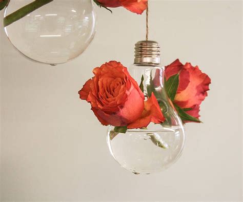Glass Hanging Vase Lightbulb By Bonnie And Bell Notonthehighstreet