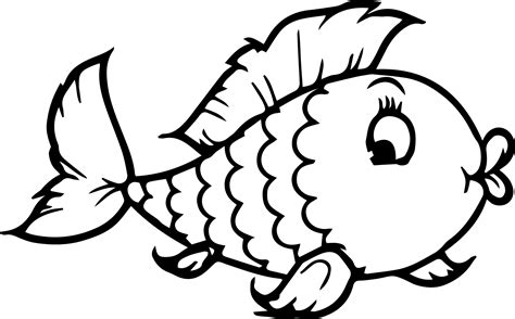 Gambar Cartoon Fish Girl Coloring Page Sheet Wecoloringpage Cartoons