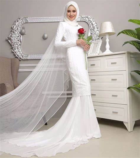 20 Contoh Gaun Pengantin Muslimah Galeri Wedding Si Gadis