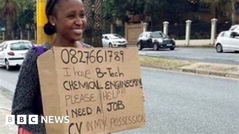 South Africas Unemployment Crisis Begging For Jobs Bbc News