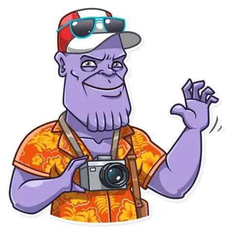 Thanos Whatsapp Stickers Stickers Cloud