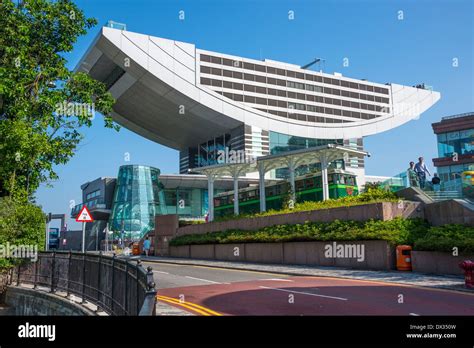 Peak Tower Hong Kong Victoria Peak Tram Hong Kong Hi Res Stock