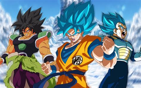 Broly Goku Vegeta Arte Dragon Ball Dbs Dragon Ball Super En 2020