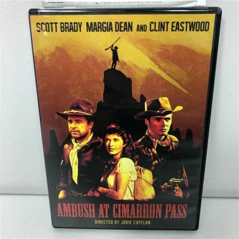 Ambush At Cimarron Pass Dvd Rare Region 1 Clint Eastwood Widescreen