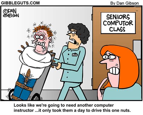 Old People Learning Computers Cartoon Gibbleguts Comics