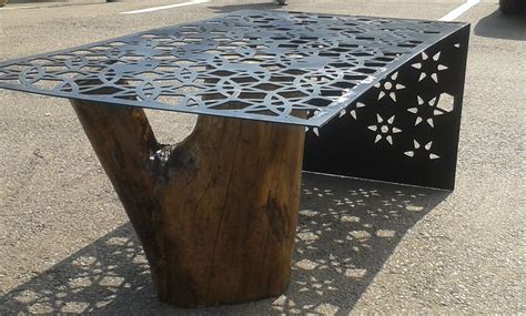 3.5 out of 5 stars with 26 ratings. Laser cut steel coffee table | Metal Coffee Table ...