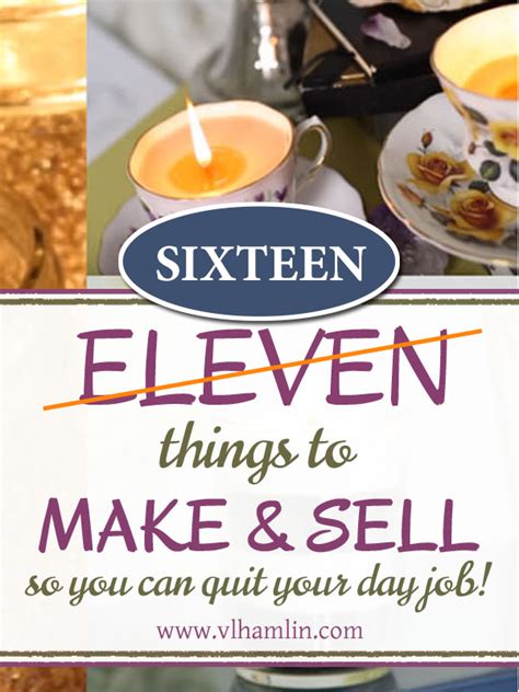 21+ Things To Make and Sell From Home So You Can Quit Your Day Job