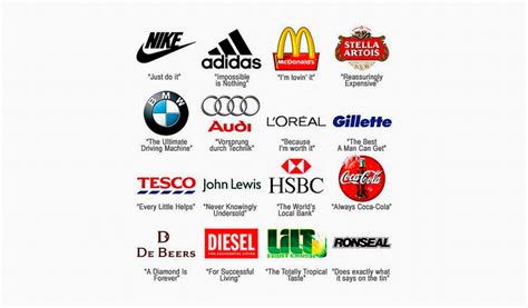 Advertising Slogans And Logos