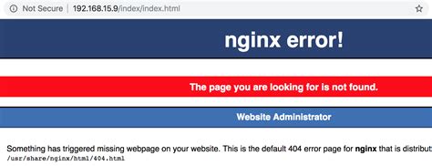 Centos The Page You Are Looking For Is Not Found Error Message Nginx Stack Overflow