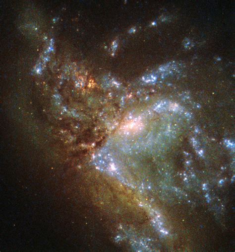 Nasa Has Released A New Hubble Image Of Two Galaxies Colliding