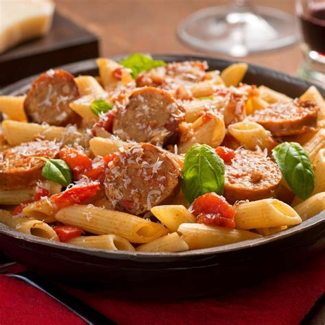 Italian Sausage And Peppers Pasta Easy Sausage Recipe