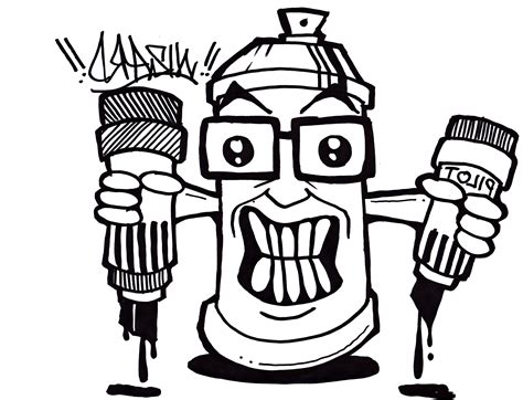 Graffiti Spray Can Drawing at GetDrawings | Free download