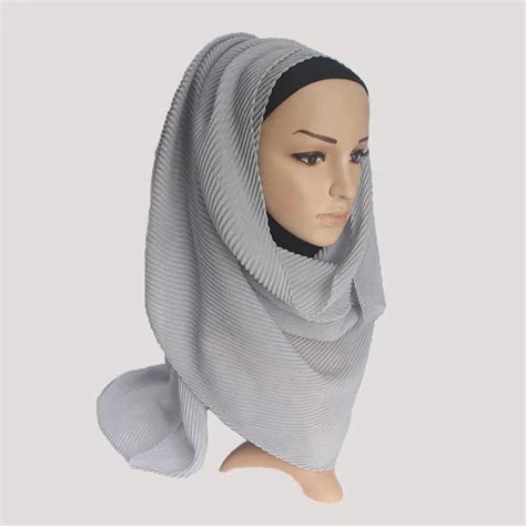 2018 women cotton hijabs plain hijab scarf shawl soft islam muslim headcover fashion wrap muslim