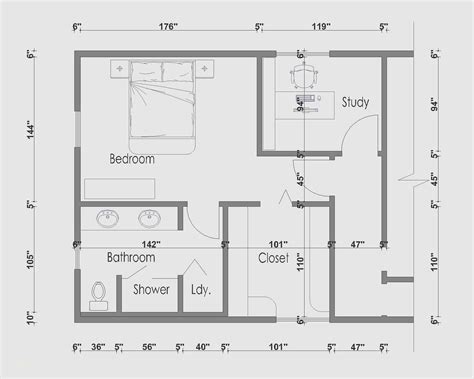 The average master bedroom dimensions were much larger, measuring 14 feet by 16 feet. Master Bedroom Sitting Room Floor Plans Awesome - House ...