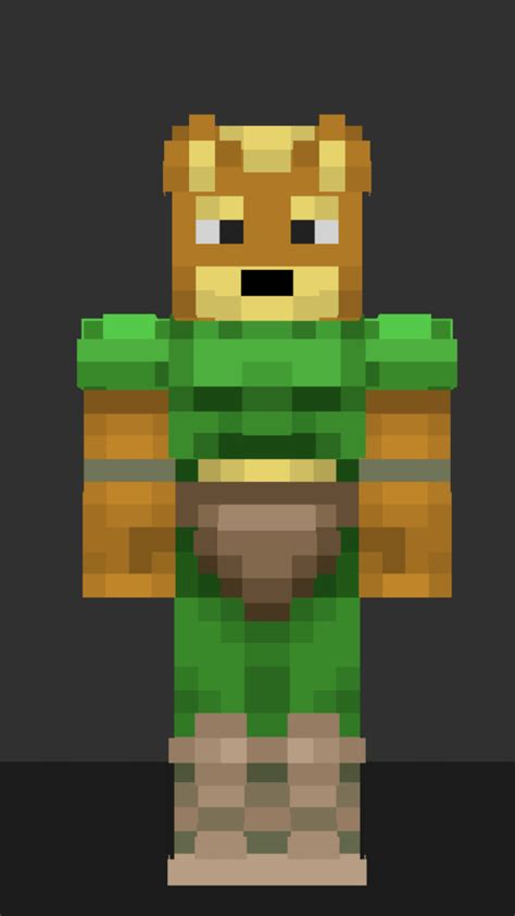 Heres A Minecraft Skin Of Doomguy Fox Mccloud I Made Rfurry