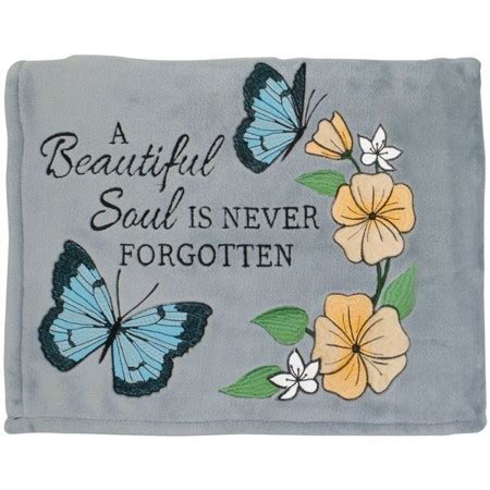 A Beautiful Soul Is Never Forgotten Keepsake Blanket Christianbook Com