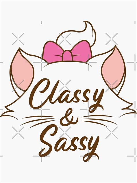 classy and sassy sticker for sale by bigdaypascal redbubble