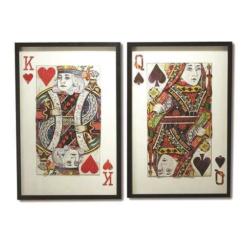 S2 Playing Card Wall Art Incl 2 Designs