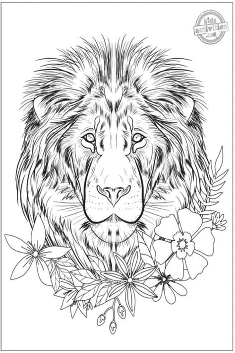 Coolest Animal Coloring Pages For Adults To Print And Color Kids