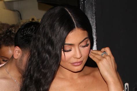 Kylie Jenners Cutout Peek A Boo Dress And Twist Pumps Are So Daring