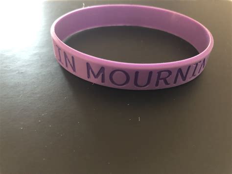 “in Mourning” Miss Foundation Purple Band