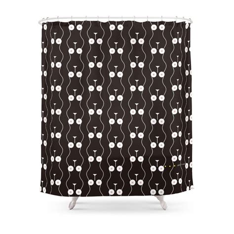Boobs On Repeat Black Shower Curtain Polyester Fabric Bathroom Home