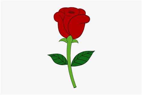 How To Draw Simple Rose Rose Simple Flower Drawing Transparent Png