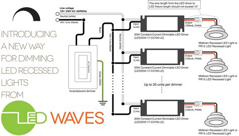 Occasionally, the cables will cross. LED Waves Redesigns Dimmable LED Recessed Lights