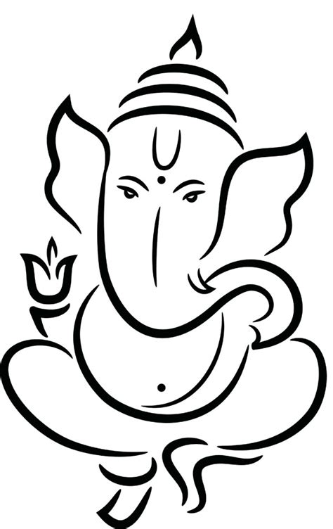 Ganesh Line Drawing At Getdrawings Free Download