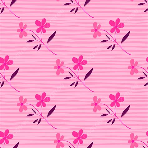 Cute Simple Flower Seamless Pattern Background Flower Seamless