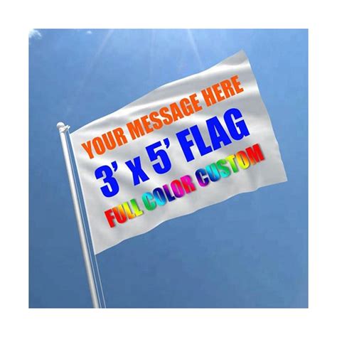 custom flag 90x150cm banner 3x5ft 100d polyester sports decoration digital printing any logo any